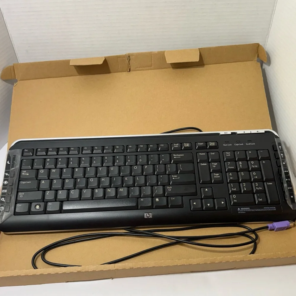 HP PS/2 Wired Keyboard Model NO: 5070-2536 Rev: 2.0